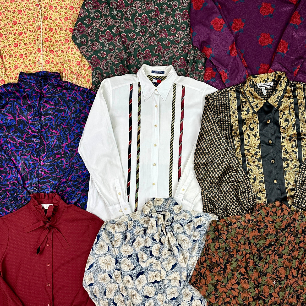 Vintage Blouse Wholesale (Long-Sleeve)