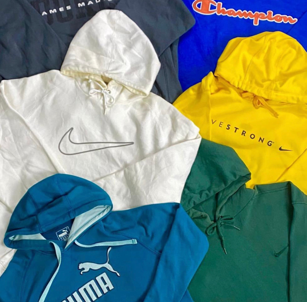 Vintage Sports Branded Hoodies Wholesale