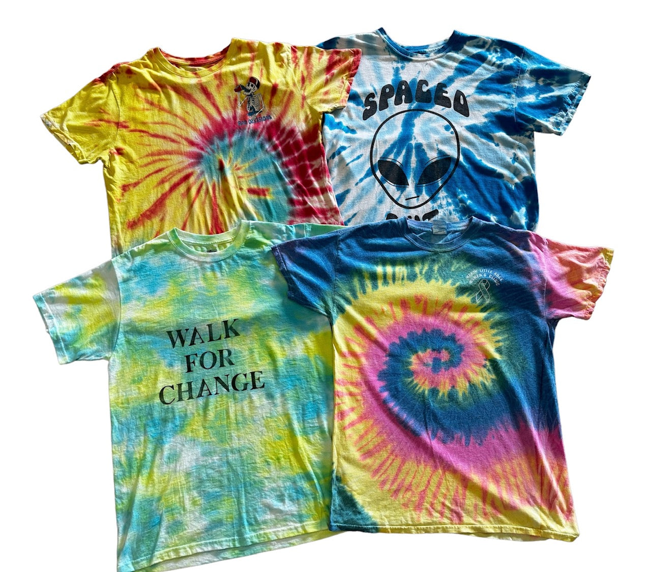 Tie-Dye T-Shirts Wholesale (Mixed)