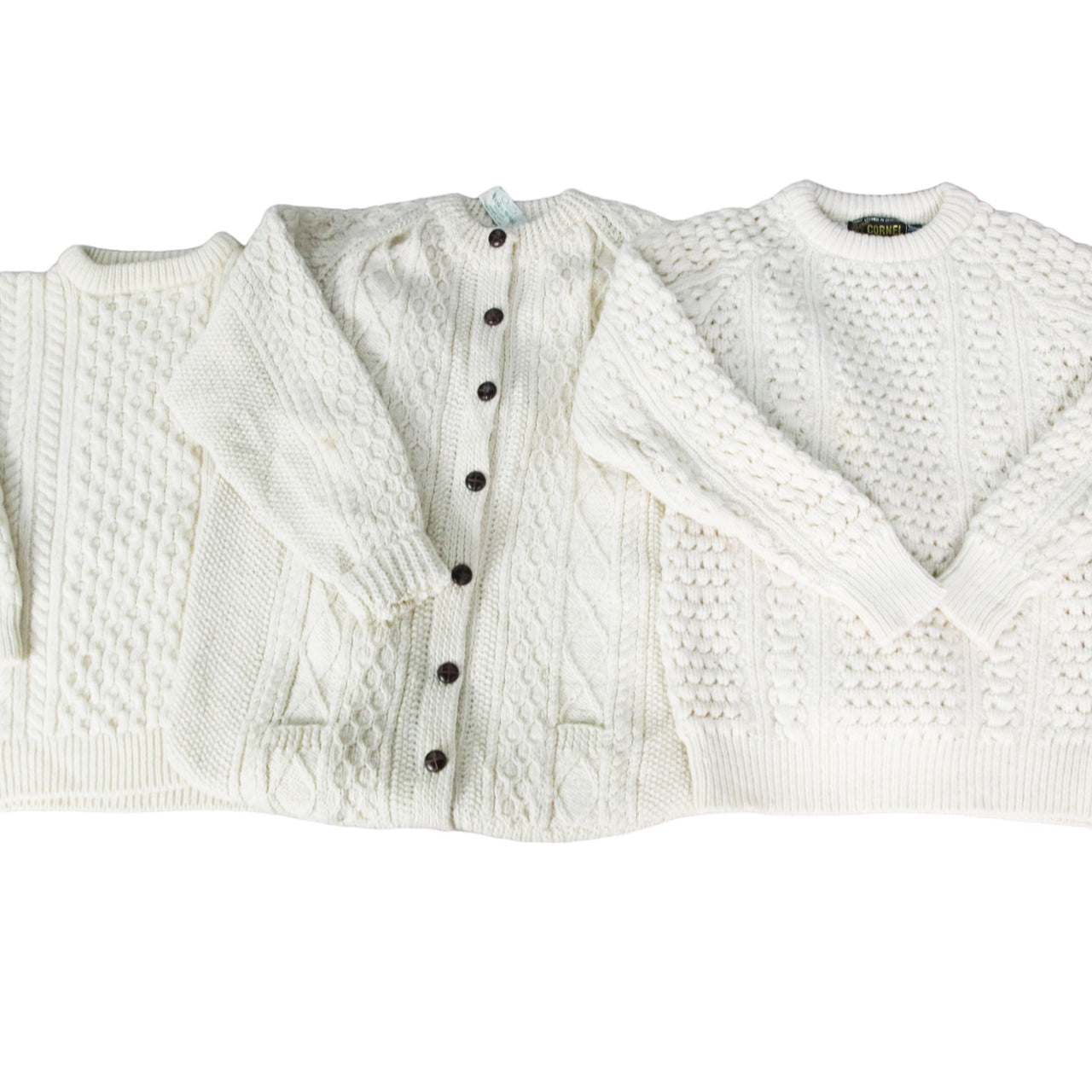 Arran/Cable Knit Sweater Vintage Wholesale