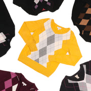 Vintage Argyle Sweater Wholesale