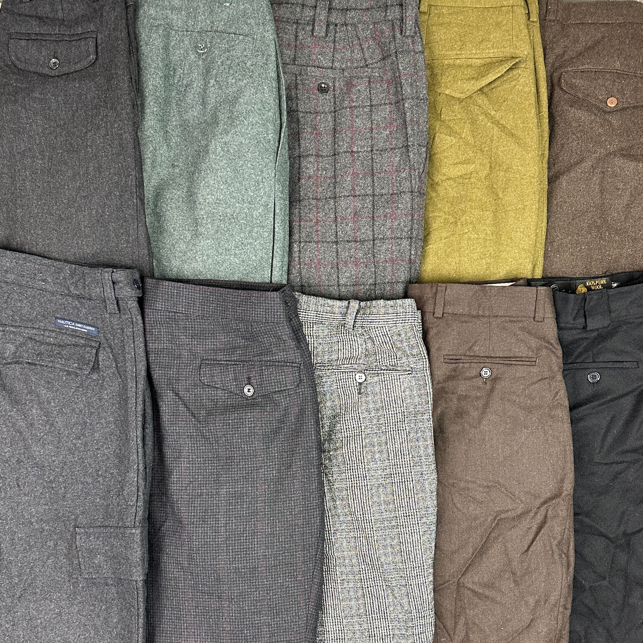 20 x VINTAGE WOOL TROUSERS WOMEN'S GRADE A