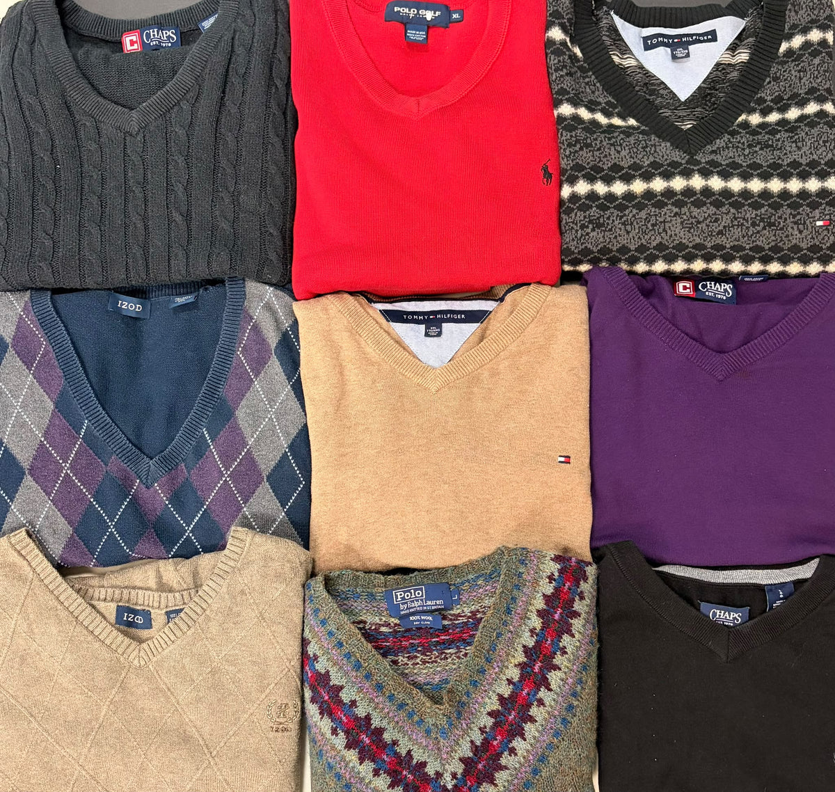 20 x BRANDED VEST KNITWEAR GRADE A/B