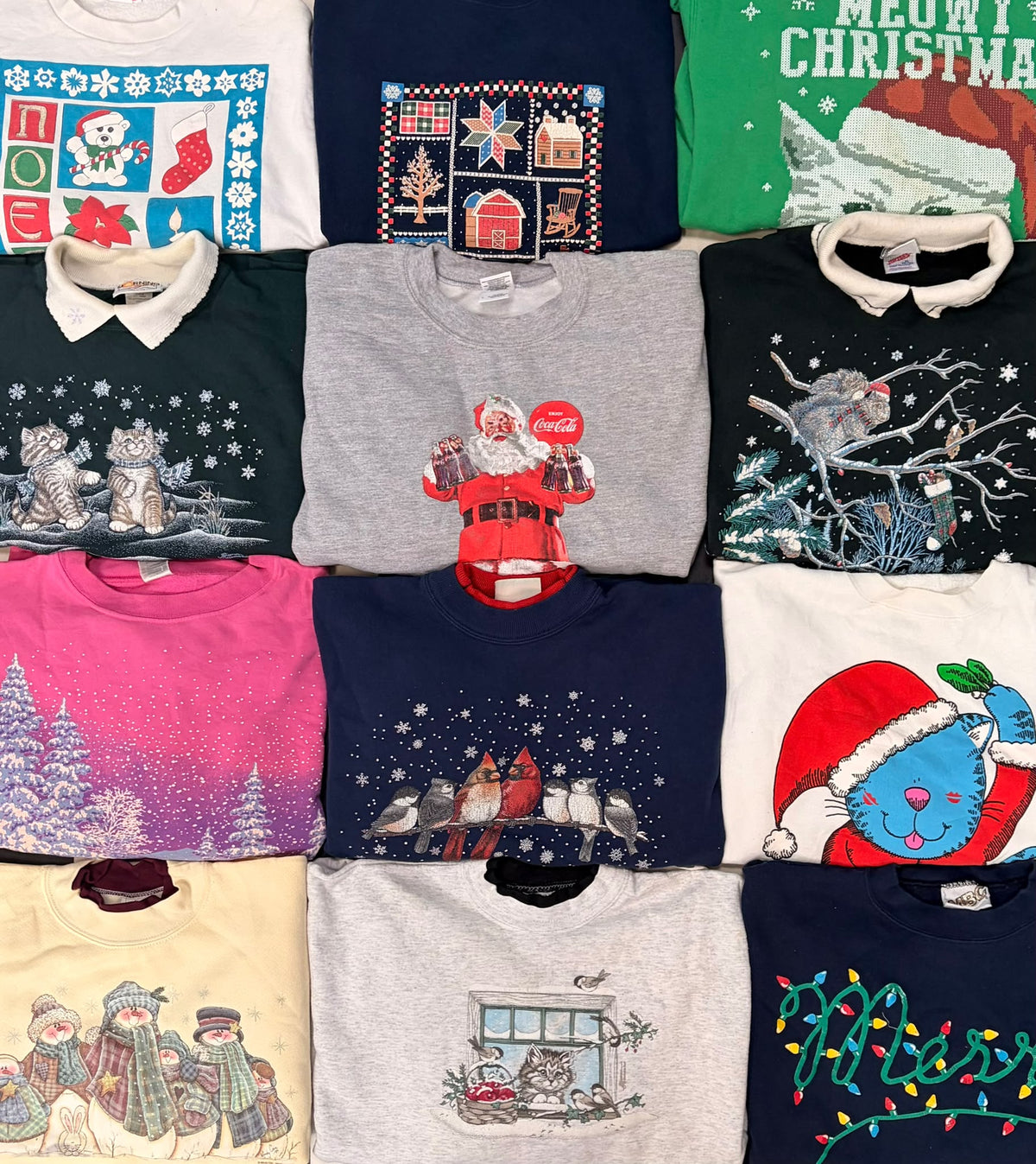 20 x CHRISTMAS SWEATSHIRTS GRADE A/B