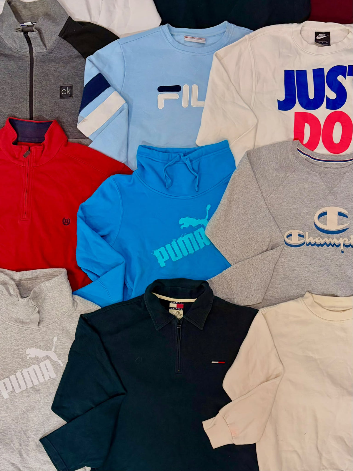 20 x  BRANDED MIX SWEATSHIRTS GRADE A/B