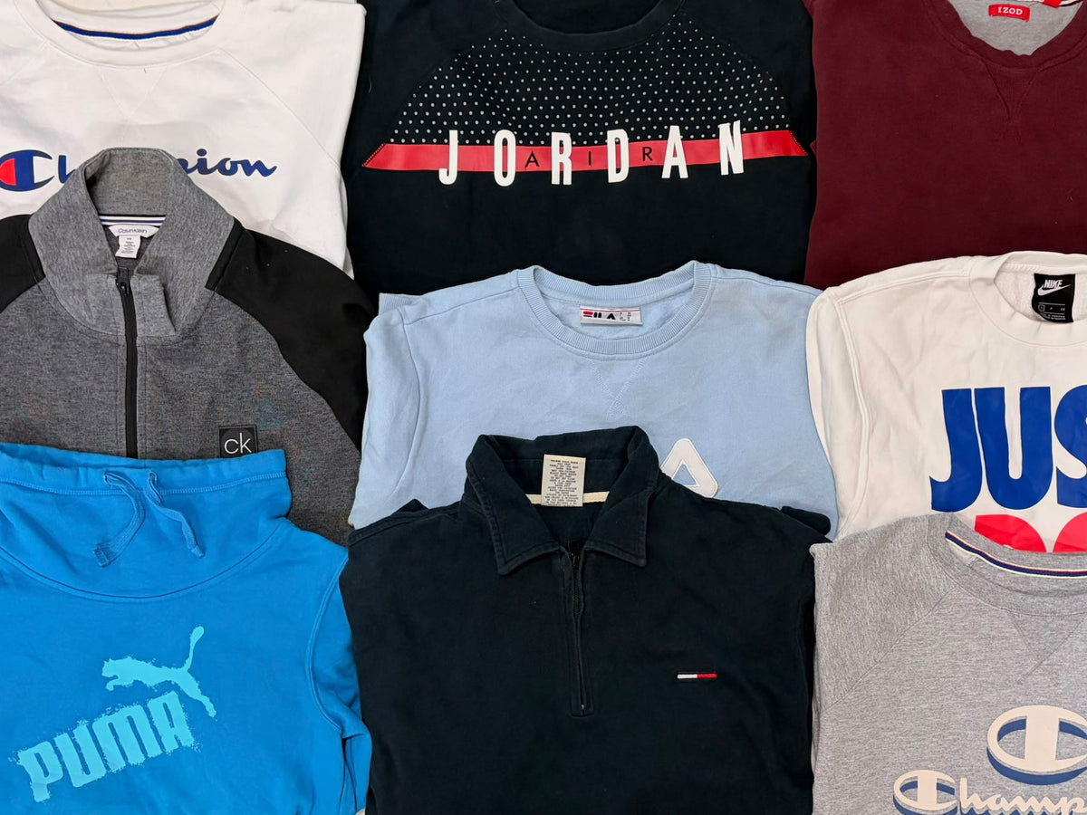 20 x  BRANDED MIX SWEATSHIRTS GRADE A/B