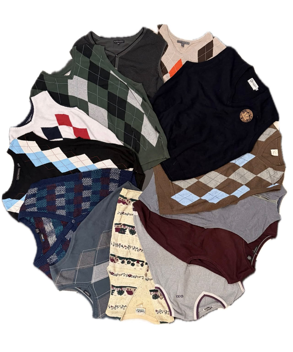 20 x UNBRANDED VEST KNITWEAR GRADE A/B