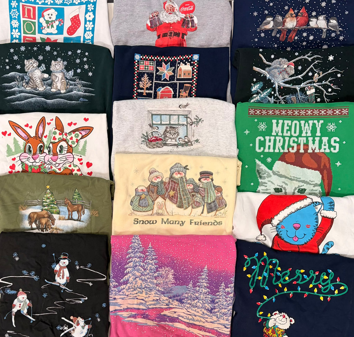 20 x CHRISTMAS SWEATSHIRTS GRADE A/B