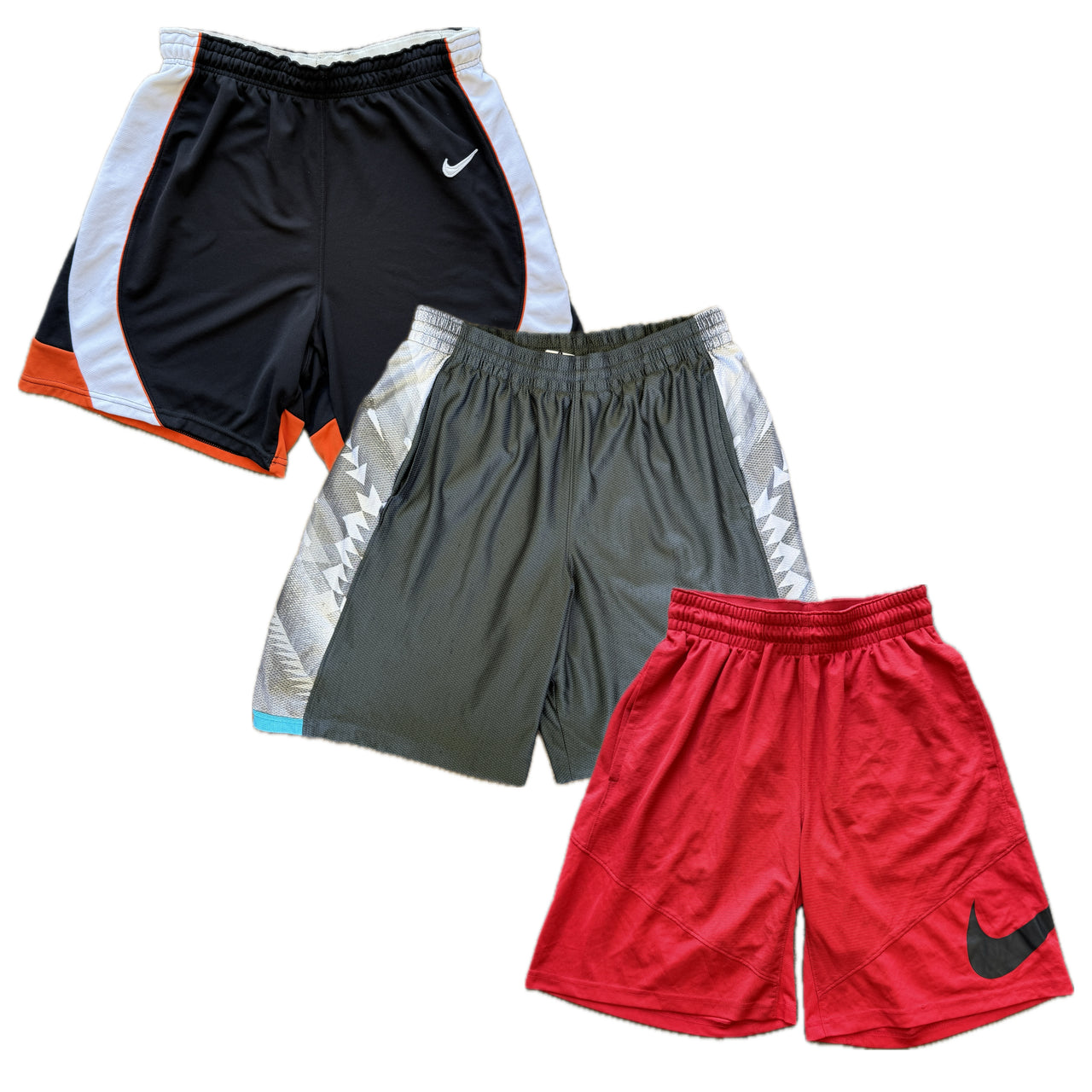 30 x BRANDED BASKETBALL SHORTS MIXED GRADE A/B