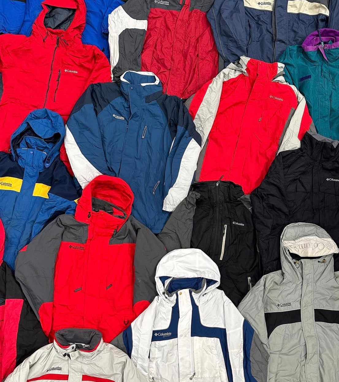 10 x COLUMBIA MIX JACKETS GRADE A/B