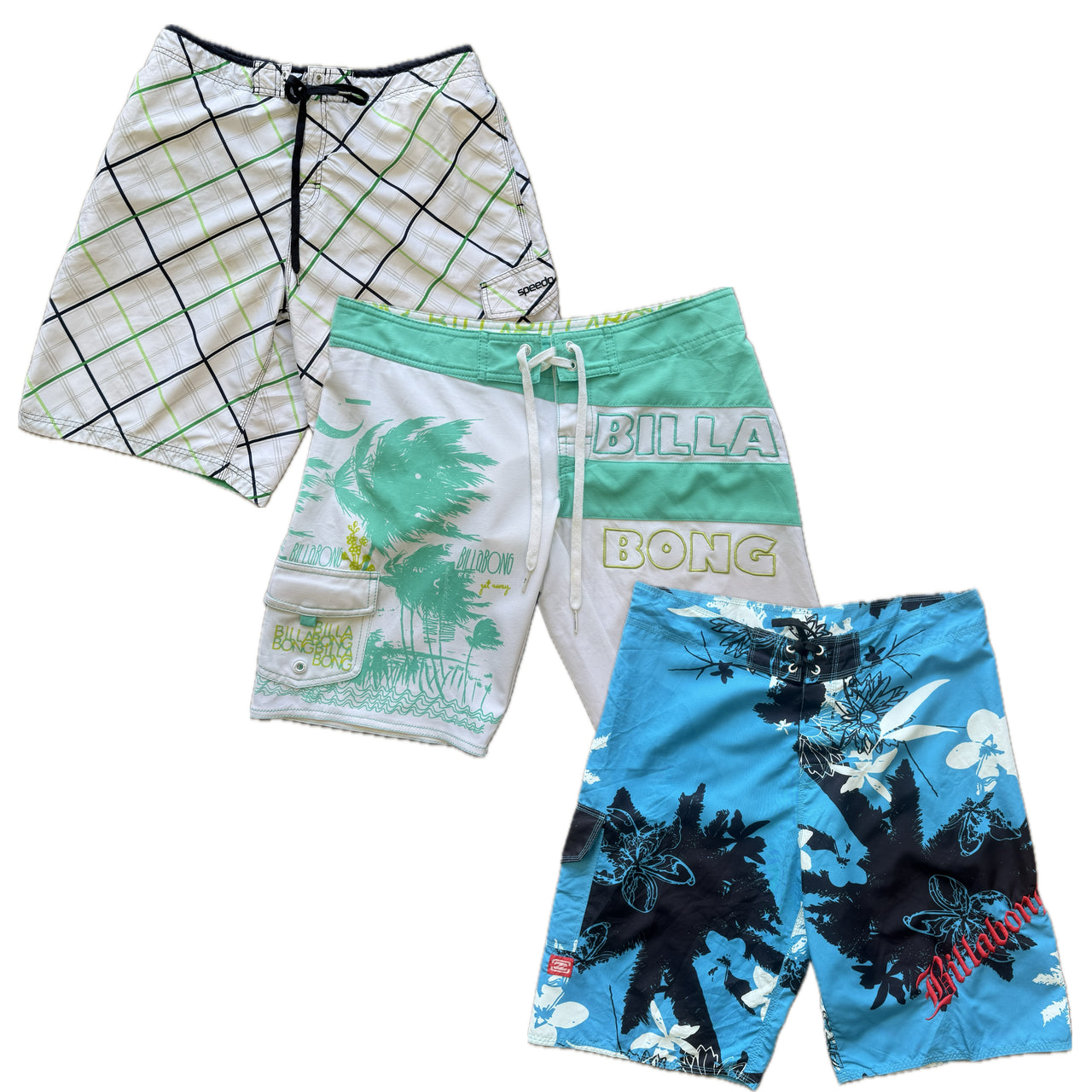 30 x BRANDED BOARD SHORTS / SWIM SHORTS GRADE A/B