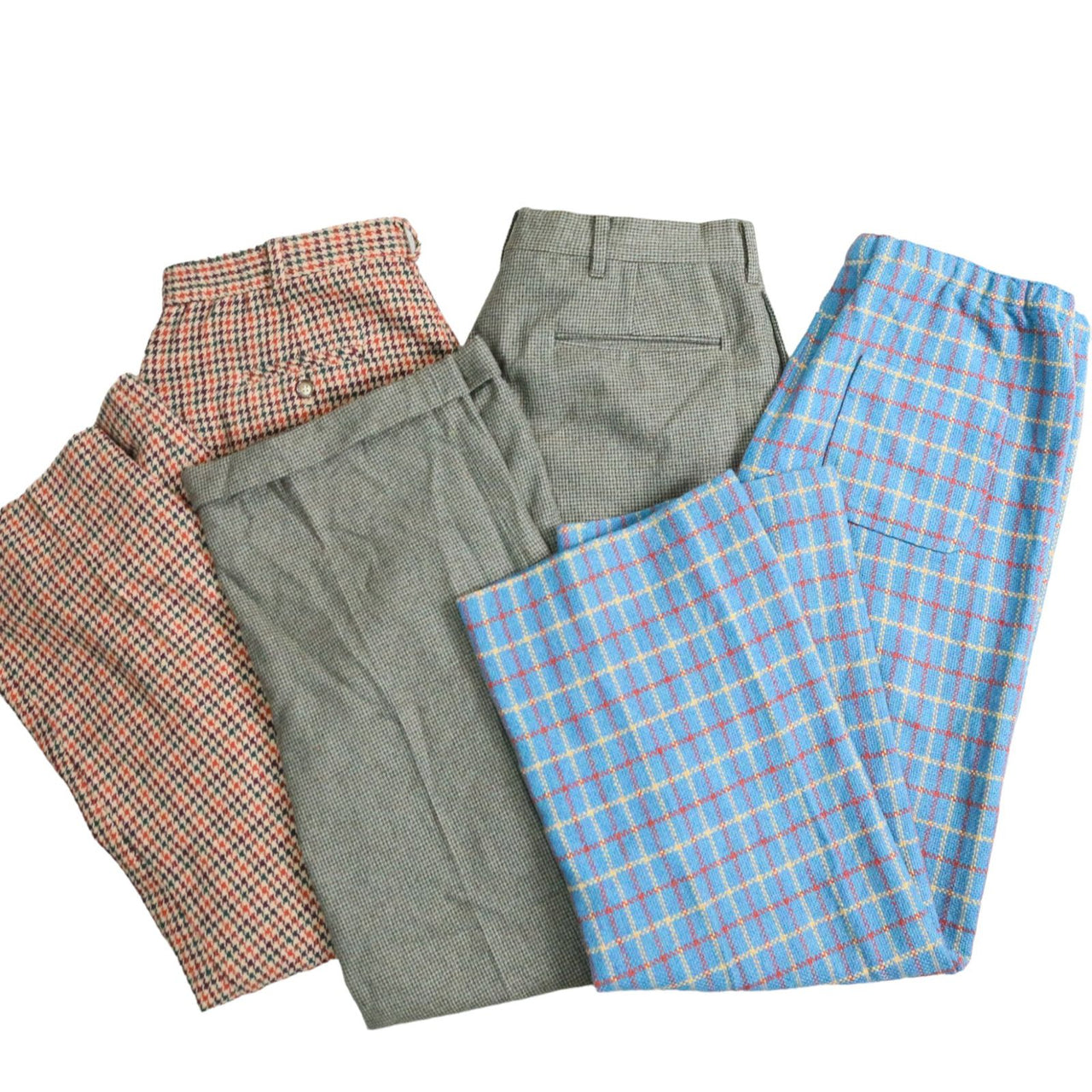 Vintage Wool/Check Trousers Wholesale