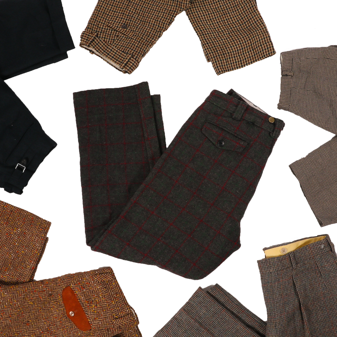 Mens Vintage Wool Trousers Wholesale